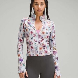 Lululemon Cropped Define Jacket Nulu Size 22 in Mood Wash Floral Max *RARE FIND*
